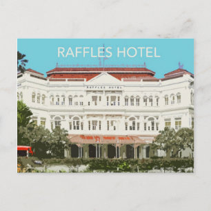 Raffles Hotel Singapore Postcard Postkarte