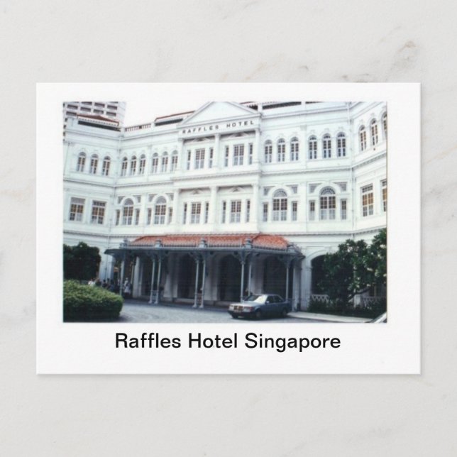 Raffles Hotel Singapore Postkarte (Vorderseite)