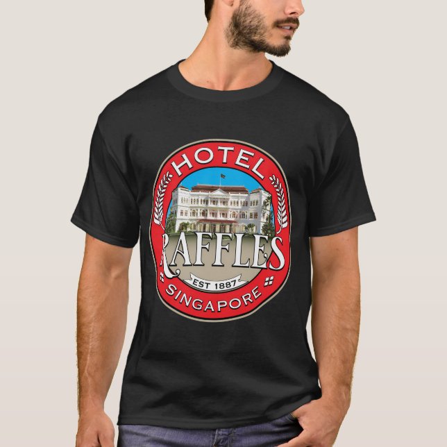 Raffles Hotel Singapore Suitcase T-Shirt (Vorderseite)