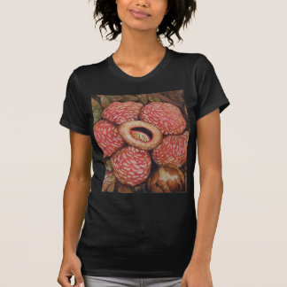 Rafflesia der Borneo-Aquarell-Kunst T-Shirt