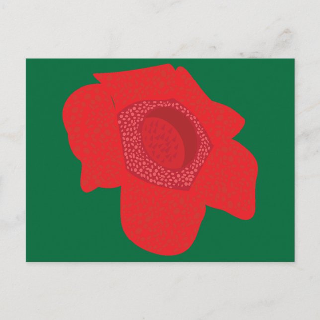 Rafflesia Postkarte (Vorderseite)