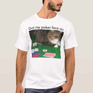 Rafis Poker-Gesicht, got mein Pokergesicht an T-Shirt