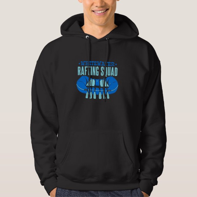 Rafter Rafting Whitewater Rafting Squad Hoodie (Vorderseite)