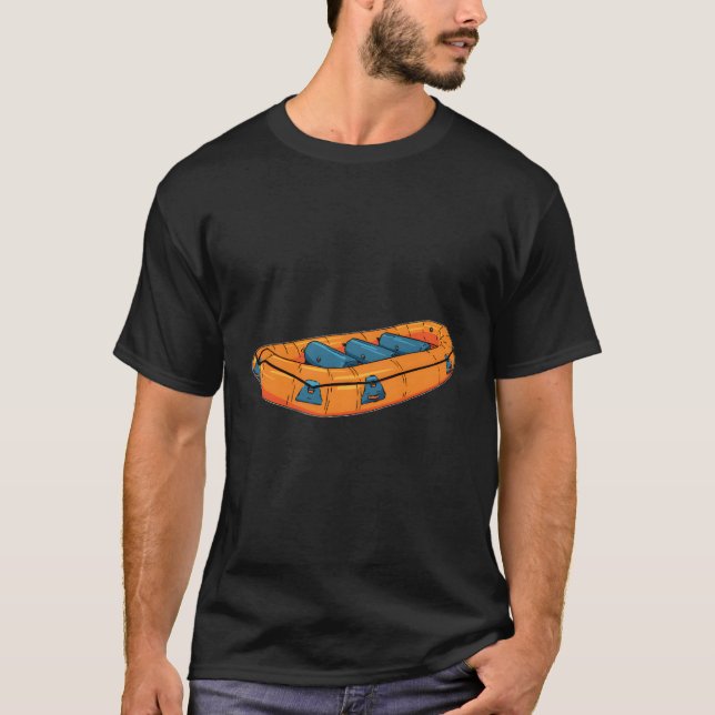 Rafter White Water Boating Rafting T-Shirt (Vorderseite)
