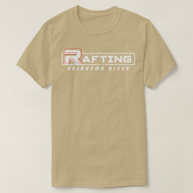 Rafting am Fluss OKLAHOMA (1) T-Shirt (Design vorne)
