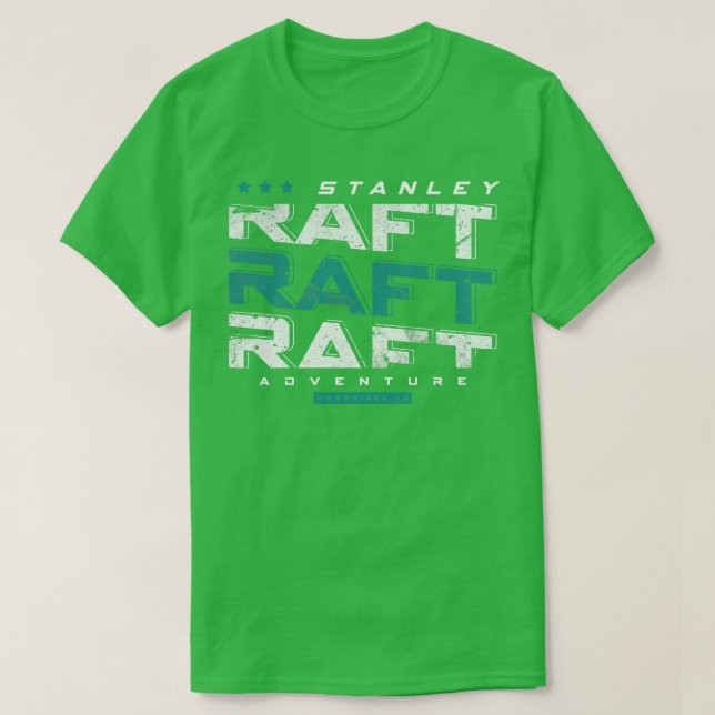 Rafting am Fluss Stanley (1) T-Shirt (Design vorne)
