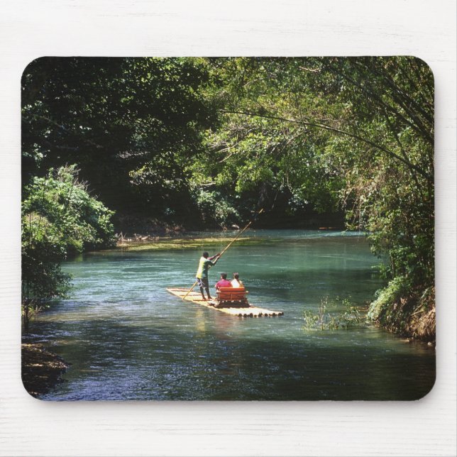 Rafting auf dem Martha Brae River, Falmouth, Mousepad (Vorne)
