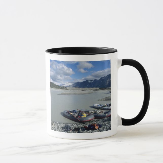 Rafting des Alsek flussabwärts Tasse (Rechts)