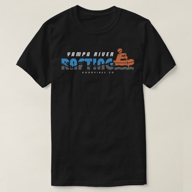 Rafting im YAMPA-RIVER T-Shirt (Design vorne)