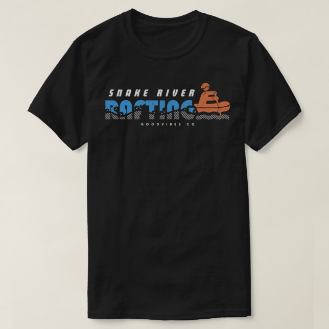 Rafting in der Schlange T-Shirt (Design vorne)