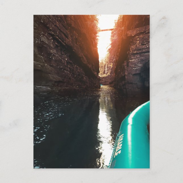 Rafting Postkarte (Vorderseite)