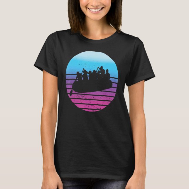 Rafting River Boat Fun T-Shirt (Vorderseite)