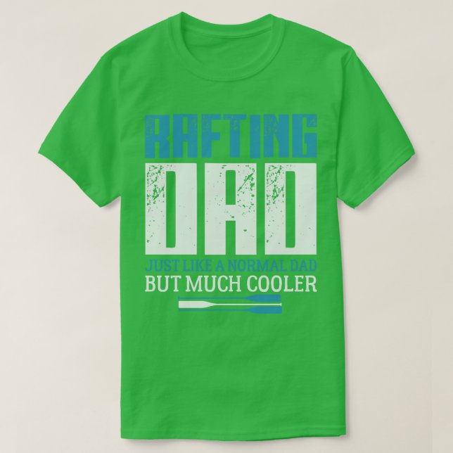 Rafting Vater Whitewater Rafter Raft T-Shirt (Design vorne)
