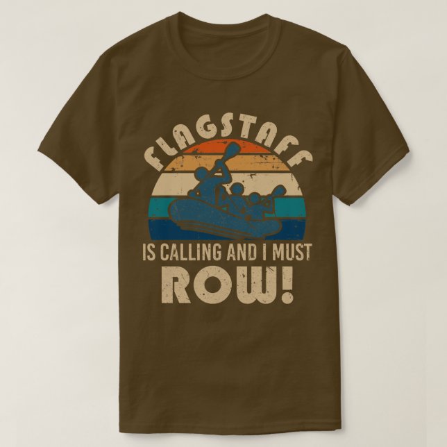 Rafting von Flagstaff T-Shirt (Design vorne)