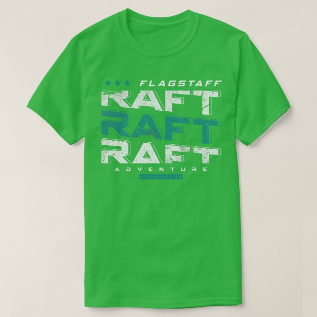 Rafting von Flüssen T-Shirt (Design vorne)