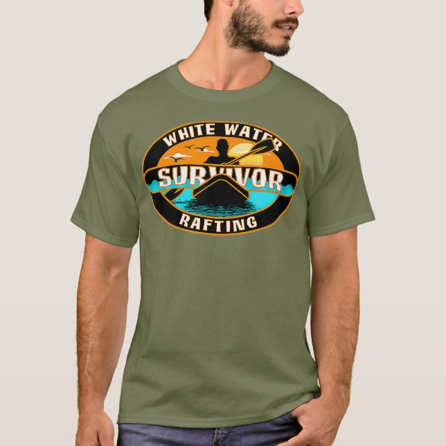 Rafting von White Water Survivor T-Shirt (Vorderseite)