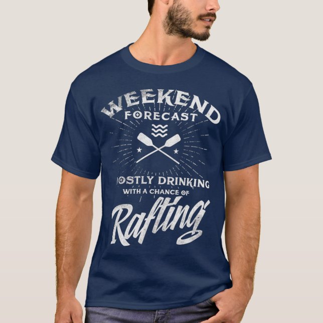 Rafting Weekend River Kayak Sports Paddle Liebe T-Shirt (Vorderseite)