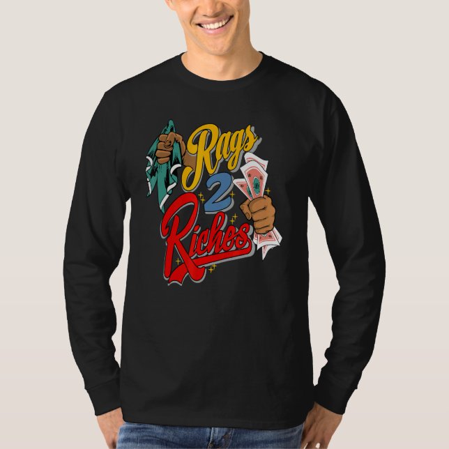 Rag 2 Riches SE Black Multi 1s Matching T-Shirt (Vorderseite)