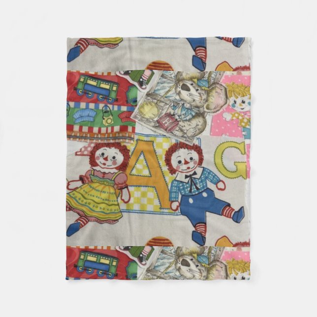 Rag Doll Baby Blanket Fleecedecke (Vorderseite)