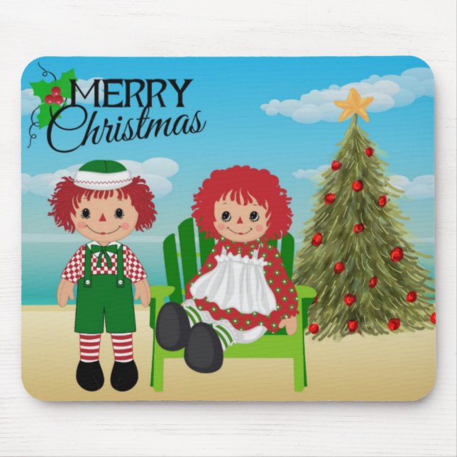 Rag Doll Christmas Mouse Pad Mousepad (Vorne)