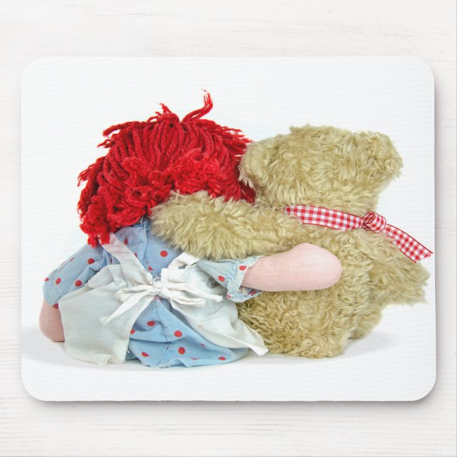 Rag Doll und Teddy Bear Mouse Pad Mousepad (Vorne)