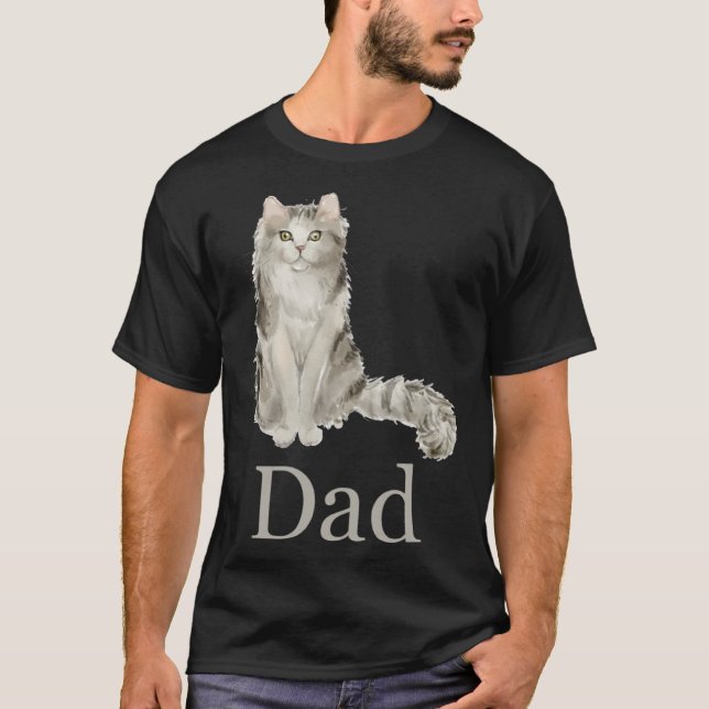 Ragamuffin Cat Vater Ragamuffin Cat Daddy Cat Fath T-Shirt (Vorderseite)