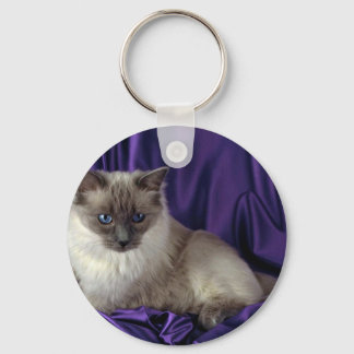 Ragdoll, blau schlüsselanhänger