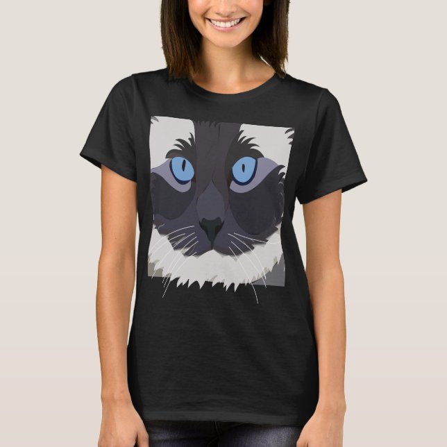 Ragdoll Cat Kitty Ragdoll T-Shirt (Vorderseite)