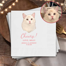 Ragdoll Cat Personalisiert Cheers Napkins