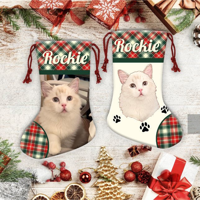 Ragdoll Cat Personalized Kleiner Weihnachtsstrumpf (Von Creator hochgeladen)