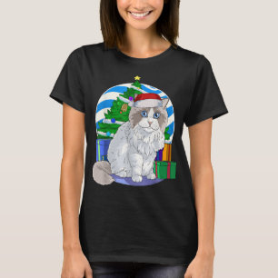 Ragdoll Cat Santa Christmas Tree Decke T-Shirt