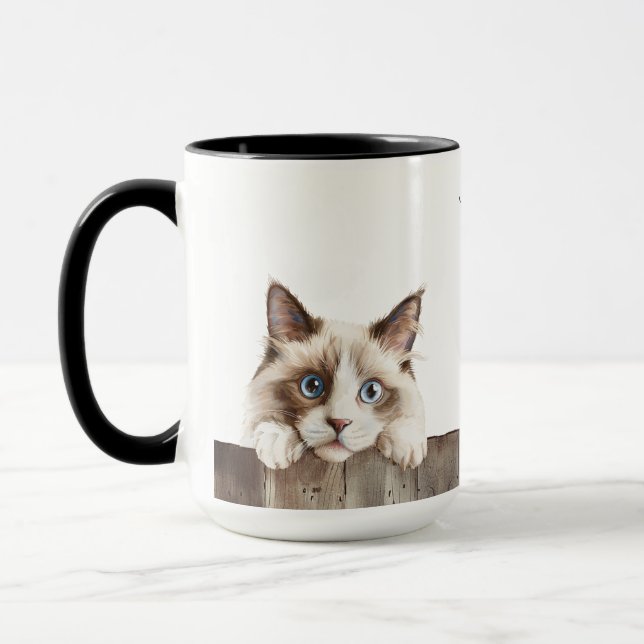 Ragdoll Cat Tasse (Links)