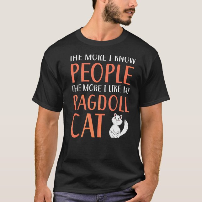 Ragdoll Cats Eigentümer Kitty Paw Liebe Meow Kitte T-Shirt (Vorderseite)