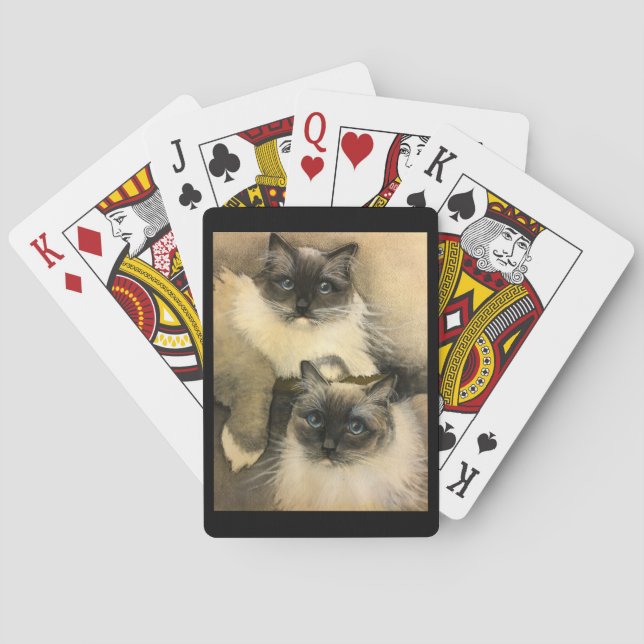Ragdoll Cats Spielkarten (Rückseite)
