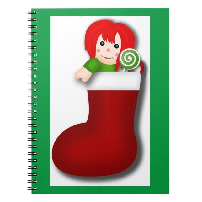 RAGDOLL CHRISTMAS STRUMPF NOTIZBLOCK (Vorderseite)