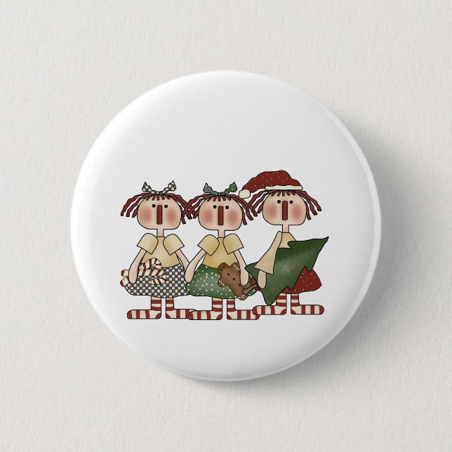 Ragdoll Freund-Feiertag Button (Vorderseite)