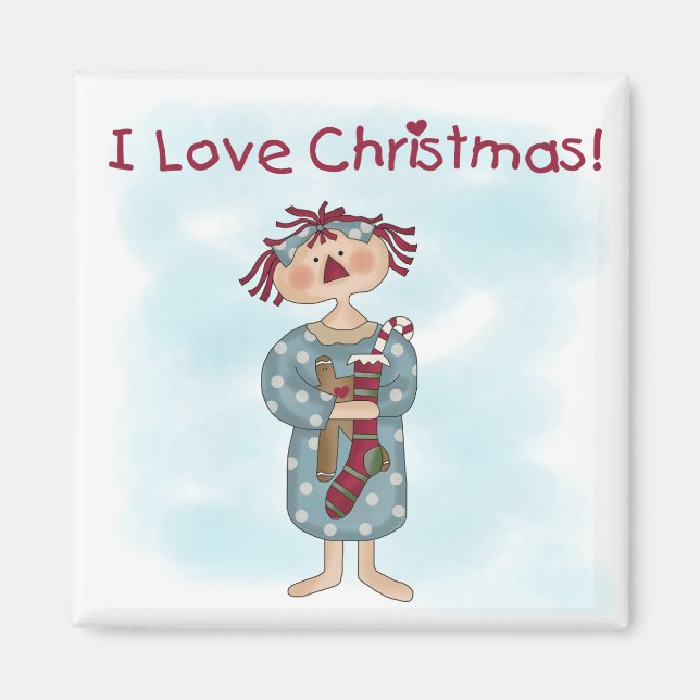 Ragdoll I. Liebe Weihnachtsgeschenke und Geschenke Magnet (Vorne)
