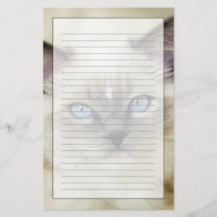 Ragdoll-Kätzchen Briefpapier