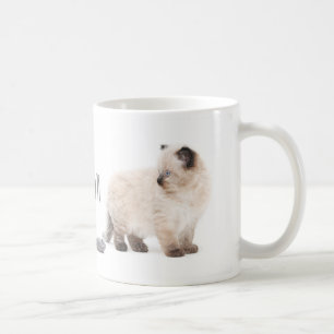Ragdoll Kätzchen-Skizze-Tasse Tasse