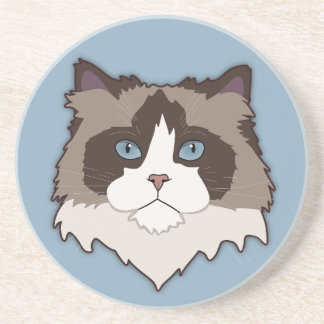 Ragdoll-Katze Getränkeuntersetzer