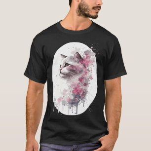 Ragdoll-Katze Japanische Kirschblüte Sakura T-Shirt