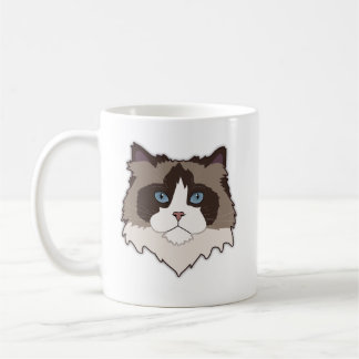 Ragdoll-Katze Kaffeetasse
