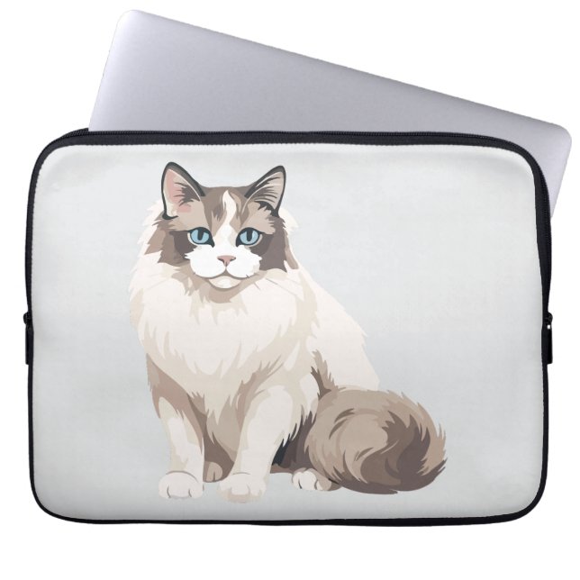 Ragdoll-Katze Laptopschutzhülle (Vorderseite)