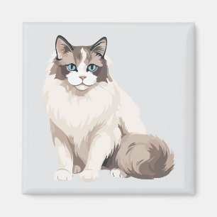 Ragdoll-Katze Magnet