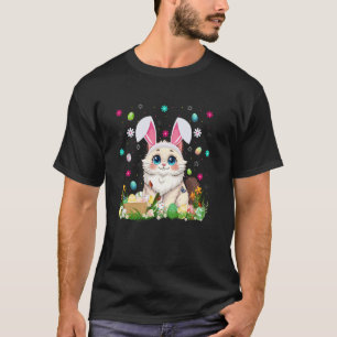 Ragdoll-Katze Ostereier-Suche Bunny Ohr Ragdoll Gl T-Shirt
