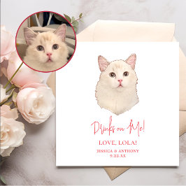 Ragdoll Katze Personalisierte Getränke auf mich Serviette