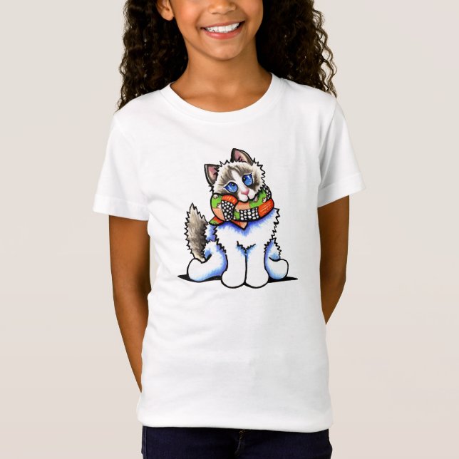 Ragdoll-Katze T-Shirt (Vorderseite)