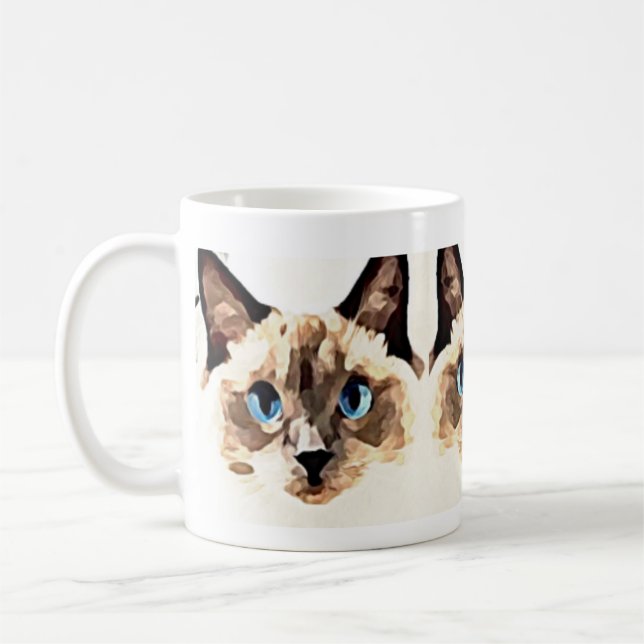 Ragdoll Katzen-Tasse Kaffeetasse (Links)
