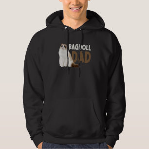 Ragdoll-Katzendaddy Lustiger Katzenbesitzer Liebha Hoodie