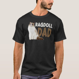 Ragdoll-Katzendaddy Lustiger Katzenbesitzer Liebha T-Shirt